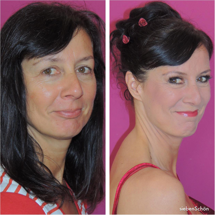 Haare hochstecken